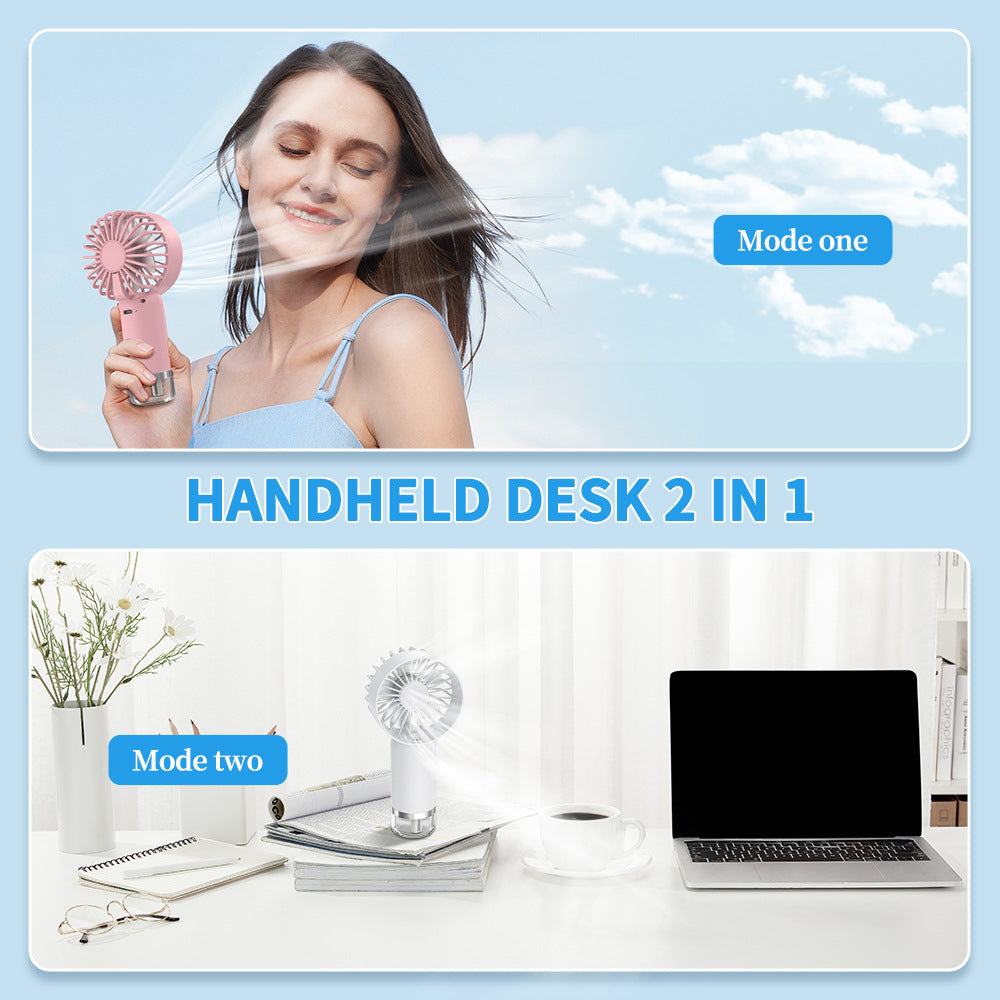 Portable Handheld Fan Lightweight Ergonomic Design Multiple Speeds Long Battery Life