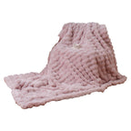 Women’s Cozy Luxurious Blanket Soft Warm Velvety Throw for Living Room Bedroom