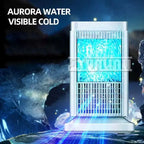 Desktop Micro Cooler USB Powered Evaporative Personal Fan with Touch Control and Adjustable Tilt