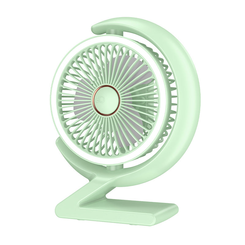 Table Fan Quiet Operation Adjustable Tilt Multiple Speeds for Home Office