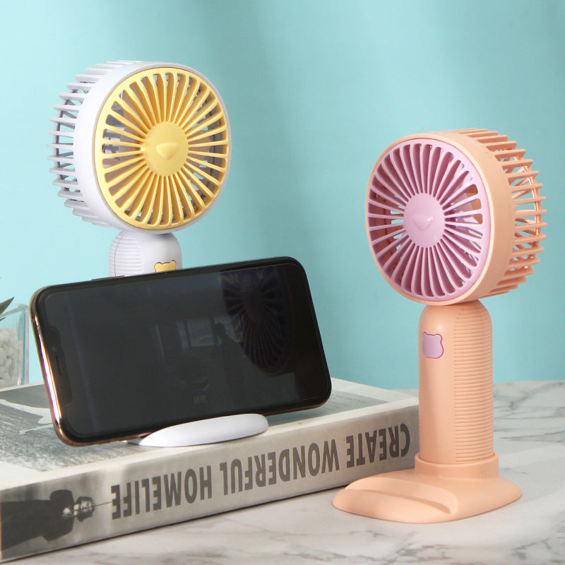 Portable Mini Fan for Women USB Powered Flexible Tilt Compact Personal Fan