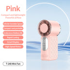 Harrow Portable Fan Rechargeable Quiet Compact Personal Fan with Adjustable Speed and LED Display