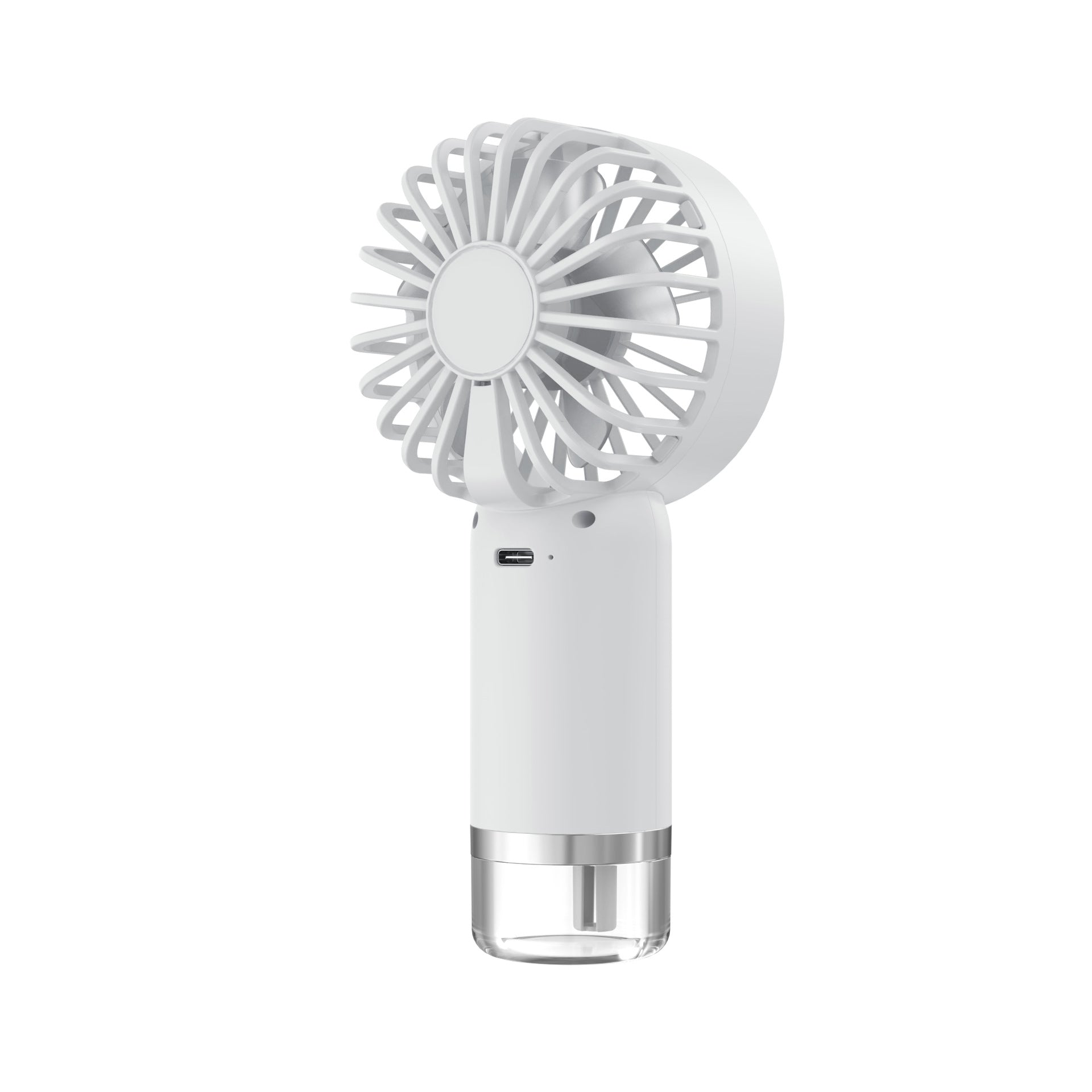 Harrow Portable Mini Fan Rechargeable Battery Cordless 3-Speed Quiet Operation Unisex