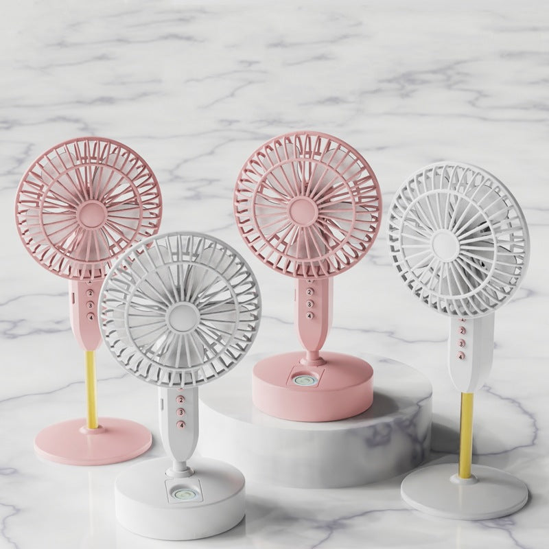 Portable Mini Fan with Flexible Stand Compact Travel Cooling Fan