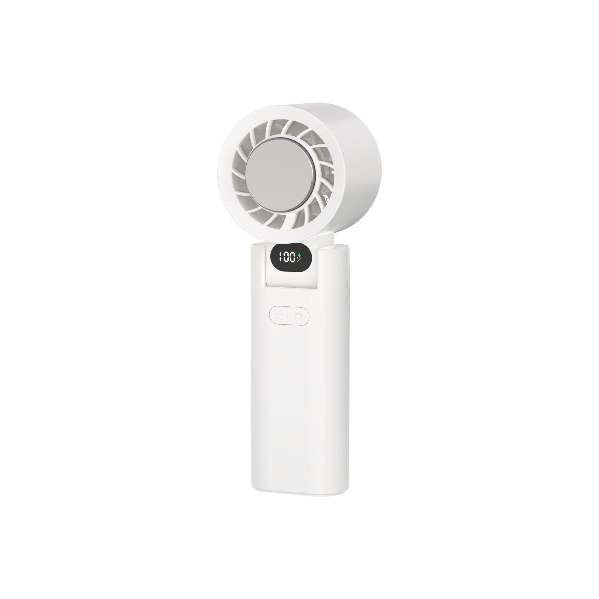 Handheld Rechargeable Cooling Fan with Smart Digital Display Portable Adjustable Speed