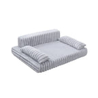 Harrow Sofa Bed Topper Soft Breathable Fabric Non-Slip Removable Cover Unisex