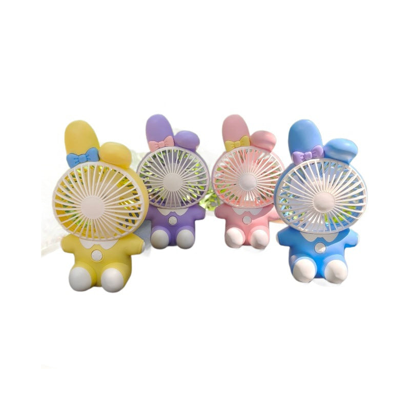 Portable Women’s Character Fan Compact Lightweight Personal Cooling Fan