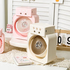 Portable USB Fan with Flexible Tilt and Misting Function for Personal Cooling