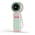 Harrow Rechargeable Portable Handheld Fan with Adjustable Speeds and Flexible Stand