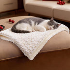Harrow Women's Reversible Cozy Blanket Soft Textured Throw for Living Room and Bedroom