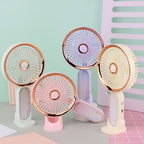 Portable Mini Fan USB Rechargeable Compact Personal Handheld Fan with Adjustable Speed