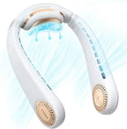 Bladeless Ergonomic Neck Air Cooler USB Rechargeable Adjustable Vents Unisex One Size