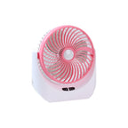 Portable Desktop Fan Compact Quiet Adjustable Speed Personal Cooling Fan