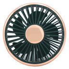 Portable Dashboard Air Circulation Fan 360-Degree Rotation Compact Car Cooling Fan