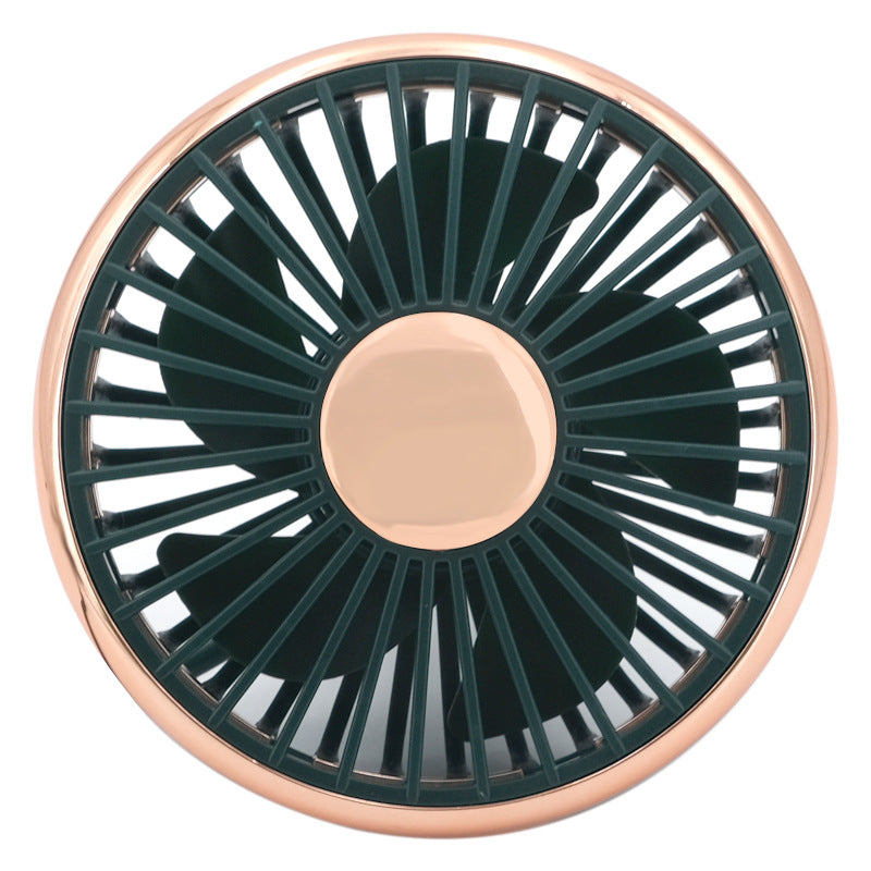 Portable Dashboard Air Circulation Fan 360-Degree Rotation Compact Car Cooling Fan