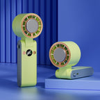 Portable High-Speed Fan with LED Display Lightweight Compact Battery Operated