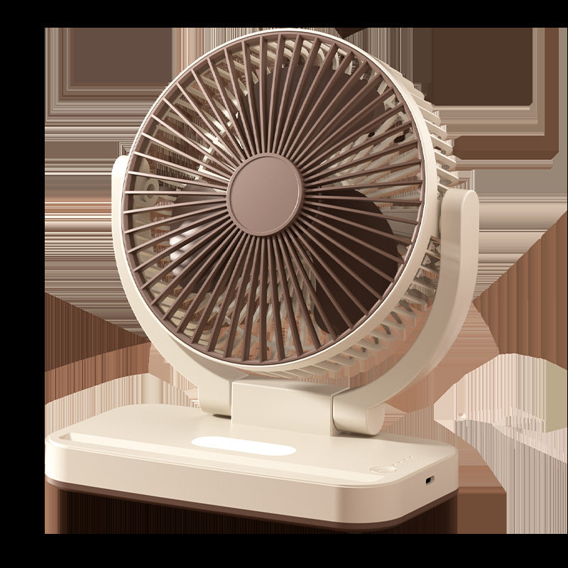 Unisex Table Fan Portable Quiet Adjustable Tilt Compact Cooling Fan