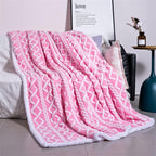 Women's Cozy Soft Blanket with Unique Pattern Lightweight Cuddle Throw