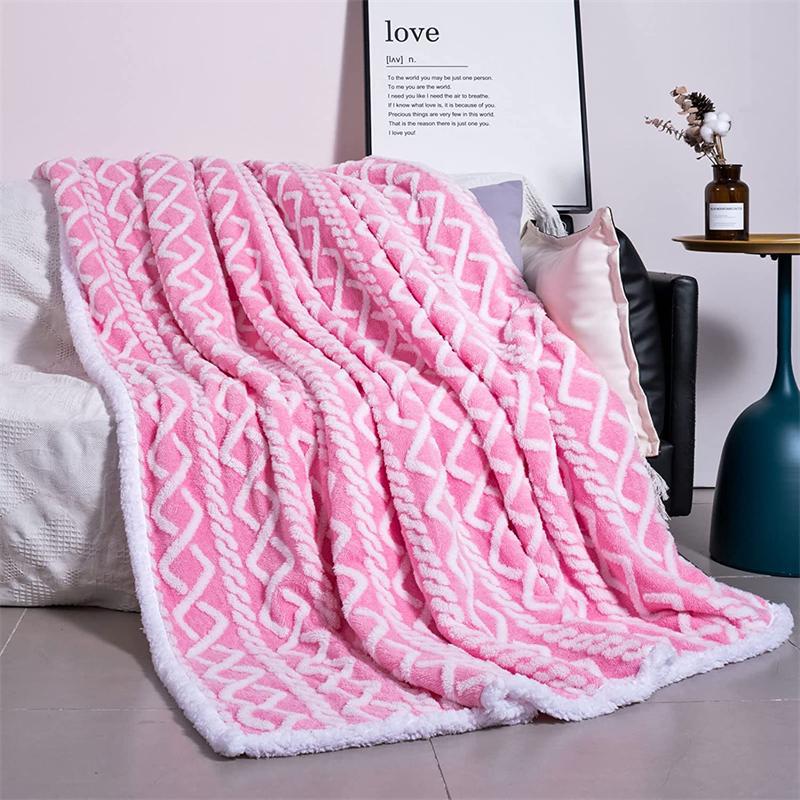 Women's Cozy Soft Blanket with Unique Pattern Lightweight Cuddle Throw