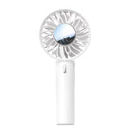 Harrow Ergonomic Handheld Cooling Fan Portable Rechargeable USB Fan with Adjustable Speeds