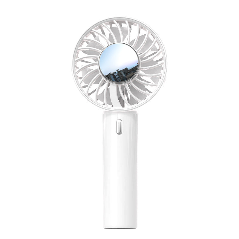 Harrow Ergonomic Handheld Cooling Fan Portable Rechargeable USB Fan with Adjustable Speeds