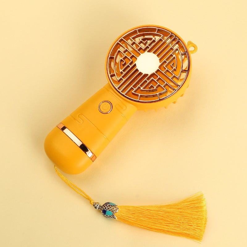 Portable Mini Fan Lightweight Compact Handheld with Elegant Design and Durable Plastic