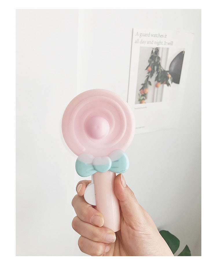 Portable Handheld Fan Candy Design Lightweight Quiet Operation for Women