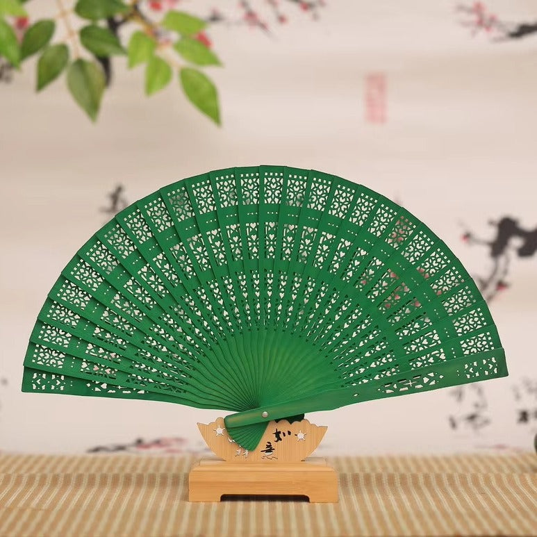 Ladies Filigree Fan High-Quality Lightweight Foldable Handheld Fan