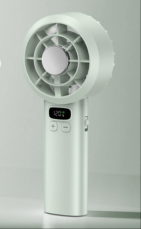 Portable Personal Fan with Variable Speed Control and Digital Display Lightweight Quiet