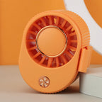 Women Portable Mini Fan USB Rechargeable Adjustable Tilt Compact Personal Cooling