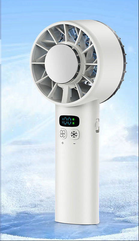 Portable Mini Fan with 5200mAh Battery Ultra Quiet Digital Display Compact Lightweight