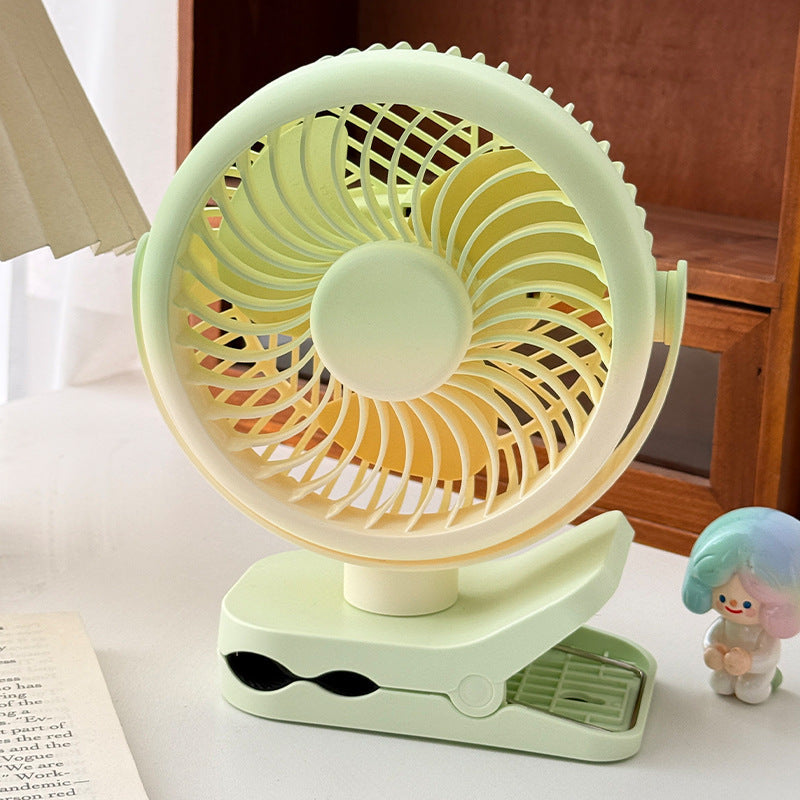 Portable Clip-On Table Fan Adjustable Tilt Quiet Operation Compact Design