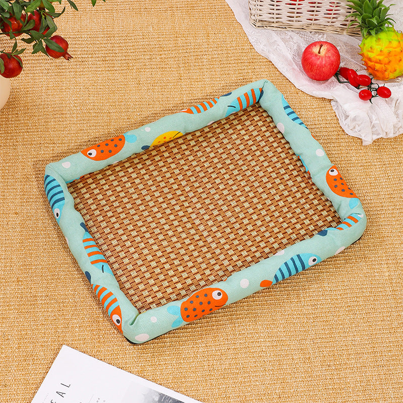Cooling and Breathable Pet Bed with Soft Edge for Comfort and Air Circulation