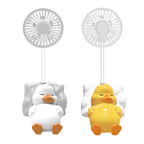 Portable Handheld Fan Women’s Duck Design Compact Adjustable Speed