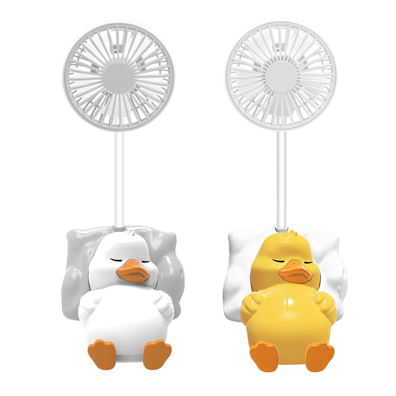 Portable Handheld Fan Women’s Duck Design Compact Adjustable Speed