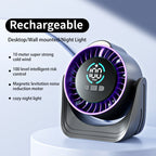 Rechargeable Air Cooler Fan with Silent Magnetic Motor and Adjustable Cooling Levels