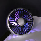 Portable Dashboard Air Circulation Fan 360-Degree Rotation Compact Car Cooling Fan
