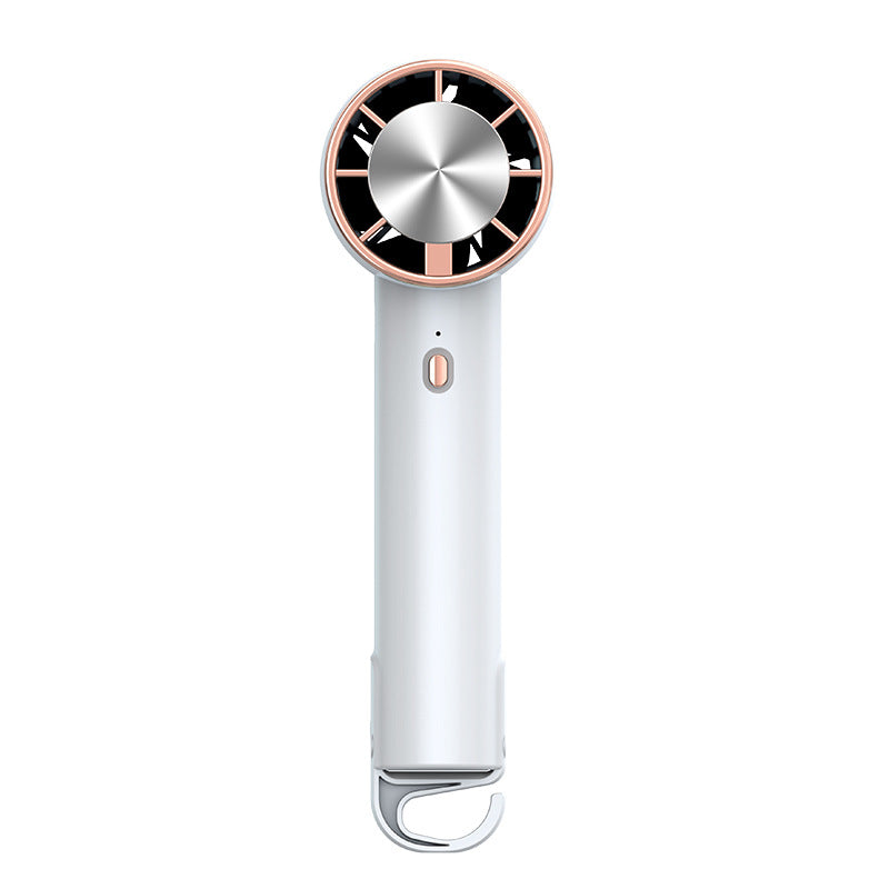 Handheld Mini Air Cooling Fan Harrow Portable Rechargeable Personal Fan Compact Lightweight