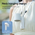 Women's Handheld Fan USB Rechargeable Portable with Digital Battery Indicator and Multiple Speeds