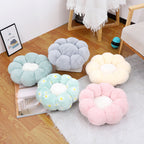 Flower-Shaped Plush Pet Bed with Non-Slip Bottom for Cats and Dogs