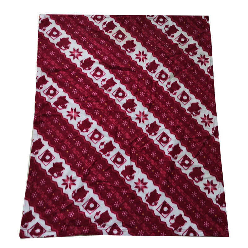 Brehn Women's Fleece Blanket Soft Cozy Warm Christmas Design Winter Throw Blanket