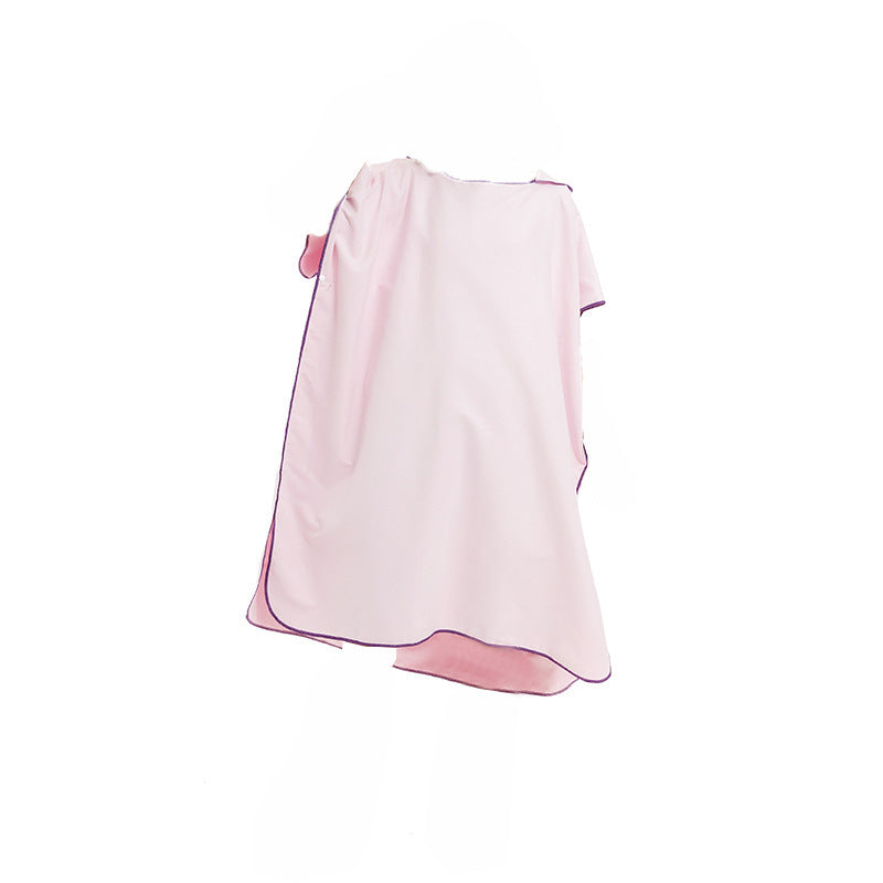 Women's Hooded Poncho Soft Microfiber Fabric with Hood and Pockets Cozy Relaxed Fit