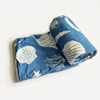 Foldable Picnic Blanket Water-Resistant Outdoor Blanket with Underwater Design Large Size