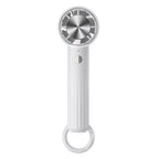 Ladies Portable Rechargeable Hand Fan with Flexible Handle USB Charging Lightweight