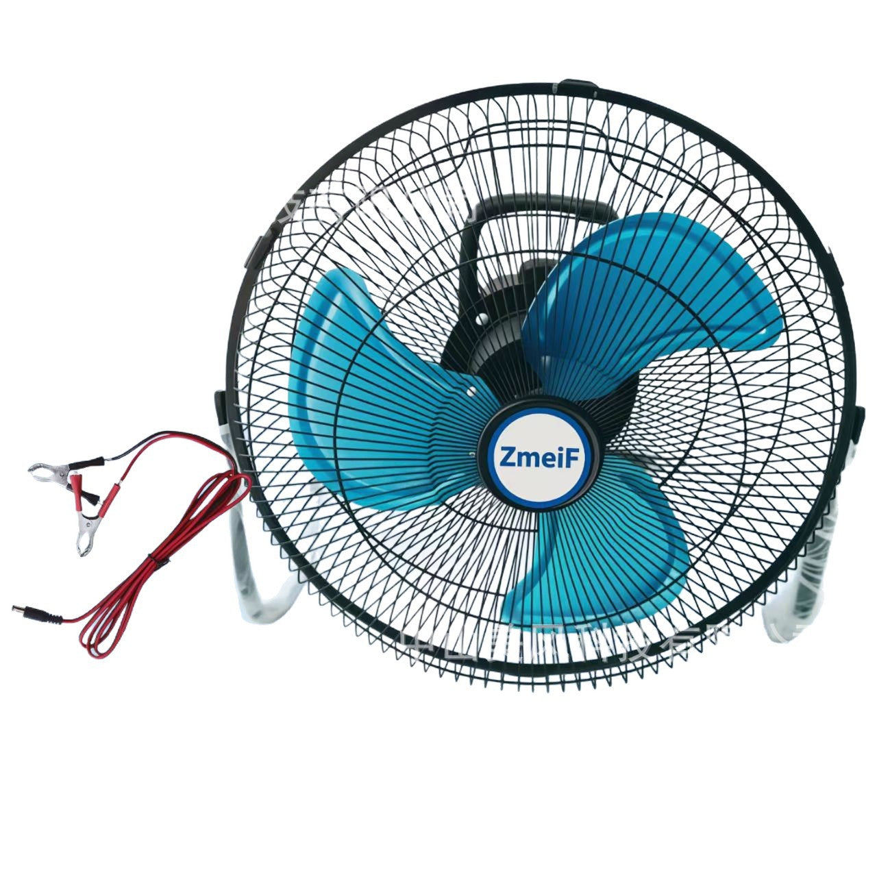 Portable Table Fan Brehn Compact 12V Adjustable Speed Lightweight Cooling Breeze