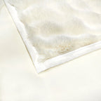 Brehn Fleece Blanket Super Soft Lightweight Cozy Throw Neutral Colors