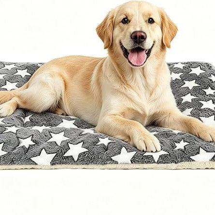 Harrow Soft Plush Pet Bed with Non-Slip Bottom Breathable Sleeping Surface for Dogs and Cats