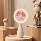 Portable Mini Handheld Fan with Creative Animal Design USB Rechargeable Compact Fan for Travel and Outdoors