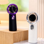 Portable Mini Hand Fan USB Rechargeable Ergonomic Design Lightweight Personal Cooling