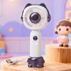 Portable Handheld Fan for Women with LED Lights USB Rechargeable Quiet Operation Ergonomic Design Compact Size